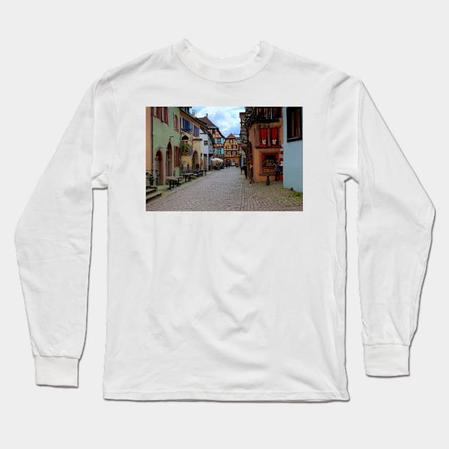 The colorful Riquewihr Long Sleeve T-Shirt by annalisa56